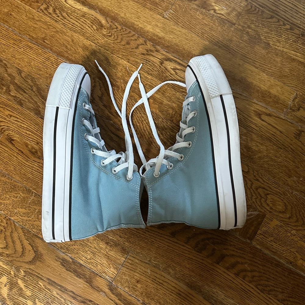 Blue Converse Platforms - Picture 8 of 8